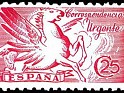 Spain 1942 Pegasus 25 CTS Pink Edifil 952. 952. Uploaded by susofe